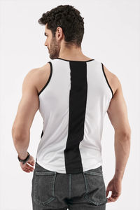 Débardeur de sport uni personnalisé pour homme, haute qualité, idéal pour la course et la gym - Product Image 6