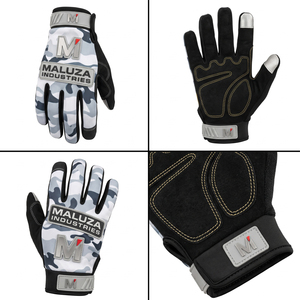 Heavy Duty Polyester Mechanics <b>Gloves</b> Anti-Vibration Padded Palm Auto Workshop Repair Work Safety <b>Gloves</b> <b>Moisture</b>-Wicking - Product Image 6