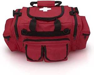 Red Emergency First Aid <b>Bag</b> Reflective Water Resistant EMS <b>Medical</b> Duffle - Product Image 2