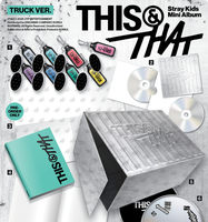 Stray Kids THIS Mini Album (VERSION TRUCK) Lecteur CD portable de qualité K-Pop, sortie AV en langue coréenne, pour tous les âges, nouveau modèle en papier