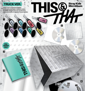 Stray Kids THIS & Mini Album (VERSION TRUCK) Lecteur CD portable de qualité K-Pop avec sortie AV en coréen pour tous les âges, nouvelle arrivée - Product Image 2