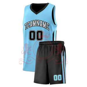 Vêtements de sport d'équipe professionnels avec uniforme de basket-ball réversible respirant, maillot léger et shorts pour les matchs - Product Image 6