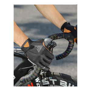 Guantes de Motocross Unisex Duraderos, Transpirables, de Cuero y Microfibra, Antideslizantes, de Verano, para Motociclismo - Product Image 3