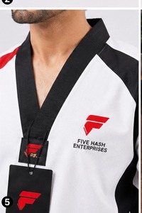 Uniforme de taekwondo avancé avec coutures renforcées, coupe confortable et résistance fiable pour les artistes martiaux compétitifs - Product Image 5