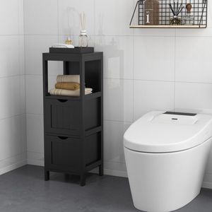 Mobiletto Autoportante a 2 Cassetti per Bagno con Funzionalità Rimovibili - Soluzione d'Arredo - Product Image 4