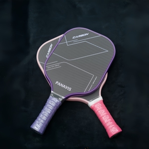 Raquette de pickleball PANAVIS 3K en fibre de carbone brute, noyau en nid d'abeille PP de 16 mm, légère, haute rotation, professionnelle, portable - Product Image 2