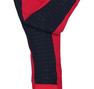 Legging d'équitation pour homme en nylon rouge ajusté, avec grip intégral au genou, pantalon de sport de haute qualité - Product Image 4