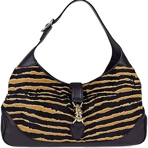 Sac à main en cuir véritable, cheveux, imprimé zèbre, large et poils - Product Image 2