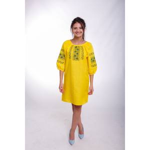 Nouvelle robe brodée à manches longues, style artisanal, avec un nouveau design traditionnel ukrainien - Product Image 2