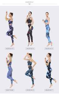 Nouvel ensemble de yoga pour femmes, personnalisé, imperméable, réversible, respirant, léger, avec impression par sublimation. - Product Image 2
