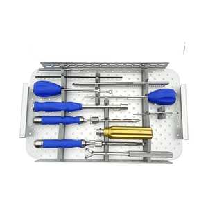 Système de fixation polyaxiale vertébrale de qualité chirurgicale, kit de fixation vertébrale vétérinaire, autoclavable, réutilisable, CE Narham Enterprises - Product Image 6