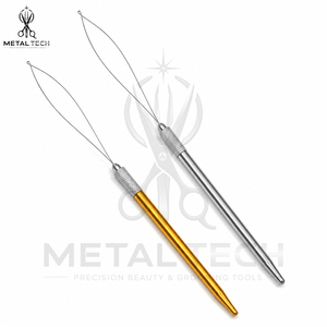 Kit d'application professionnel pour extensions de micro-anneaux, avec fil flexible et crochet de pose, équipement pour salons de coiffure et barbiers, fourniture d'usine - Product Image 4