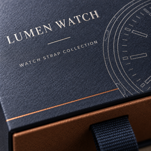 Caja de Embalaje con Cajón Deslizante para Colección de Correas de Reloj LUMEN Personalizadas - Product Image 3