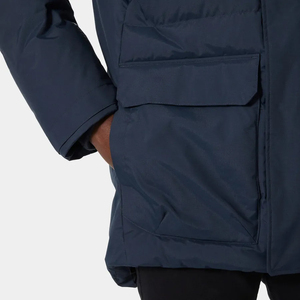<b>Men</b> Streetwear Eco-Friendly Windproof Puffer Jacket Winter Lightweight Insulated Durable Nylon/Cotton Shell Front Logo Outdoor - Product Image 5