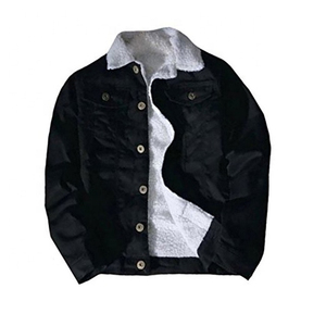 Chaqueta Vaquera Azul Unisex, Estilo Vintage, Casual, con Botones al Frente, Desgastada, Corte Regular, para Otoño e Invierno - Product Image 2