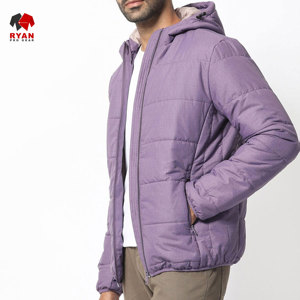 เสื้อแจ็คเก็ตพัฟเฟอร์คุณภาพสูงแบบสั่งทำพิเศษสำหรับผู้ชาย วัยรุ่น และเด็ก  ออกแบบสีและโลโก้ได้ตามต้องการ ป้องกันรอยยับ - Product Image 2