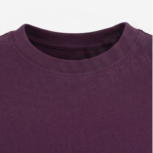 Camiseta Corta Personalizada de Color Sólido con Cuello Redondo para Mujer, Prenda Transpirable, Informal, de Manga Corta, a la Moda - Product Image 4