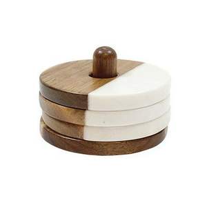 Juego de posavasos, juego de posavasos moderno, posavasos decorativos para el hogar, posavasos para cocina, posavasos para mesa de comedor, posavasos para bar, posavasos para hotel - Product Image 2