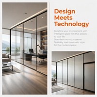 Film intelligent PDLC 88% 92% 96% VLT, verre commutable avec blocage UV IR, film de fenêtre intelligent électrique pour la confidentialité, idéal pour villas et vitrines
