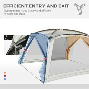 "Waterproof PVC Party <b>Tent</b> for Summer Events Big & Outdoor Customizable Sides Aluminum <b>Poles</b> & Glass Walls" - Product Image 3