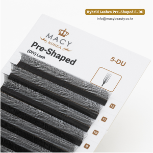 Pestañas Híbridas Preformadas 5-DU, Extensiones de Pestañas MACY BEAUTY KOREA, Pestañas al por Mayor, Personalizadas, Marca Privada, Alta Calidad - Product Image 4