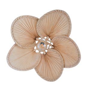 Việt Nam Khô Lá Cọ Ánh Sáng Mặt Dây Chuyền Mộc Mạc Tối Giản Đèn Bóng Râm Khung Với Fan Hoa Chiếu Sáng Cho Đám Cưới Trang Trí - Product Image 5