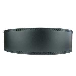 Cinturones de levantamiento de pesas negros mate con hebilla grabada a láser personalizada, fabricante al por mayor - Product Image 3
