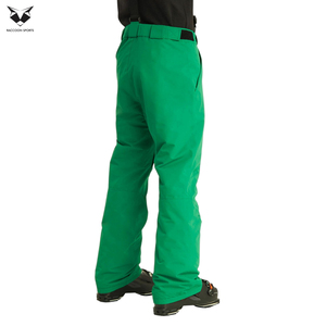 Pantalon de ski imperméable en polyester de couleur unie verte, nouvelle arrivée, qualité supérieure, tendance actuelle, vêtements pour adultes, style le plus récent, vêtements d'hiver - Product Image 4