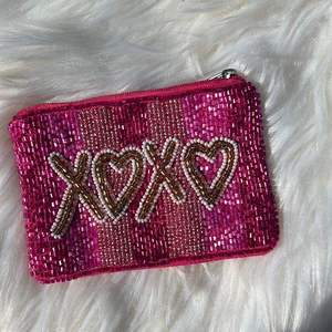 Elegant Handmade Beaded Coin Pouch Compact Wallet for Cash Coins and Cards At Best Price - Product Image 3