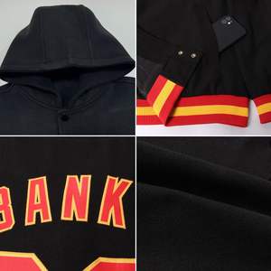 เสื้อแจ็คเก็ตเบสบอลแบบกำหนดเอง LTOCMKIY สำหรับผู้หญิง เสื้อฮู้ดดี้แบบ Varsity Letterman พร้อมปักชื่อและหมายเลข สำหรับผู้ชาย เด็ก และเยาวชน - Product Image 3