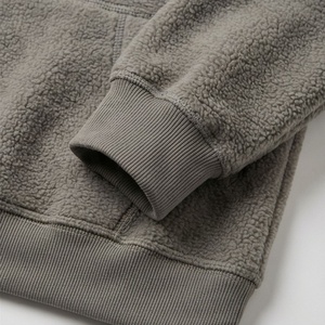 Custom Logo Sherpa Lined Hoodie Thick Fleece Sweatshirt For Men Womens High Quality Winter Warm Casual Activewear Gear - Product Image 6