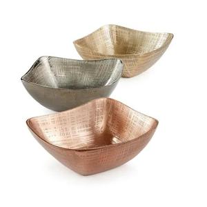 อุปกรณ์จัดงานแต่งงาน โรงงานผลิตโลหะ ผู้จัดจำหน่ายชุดโต๊ะอาหาร ชุดชามพลาสติกสำหรับผลไม้และสลัด ชามเมลามีนสำหรับเสิร์ฟ - Product Image 2