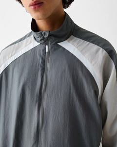 Vêtements de sport de haute qualité de grande taille et personnalisés, veste d'été coupe-vent, veste de skateboard respirante à blocs de couleurs pour hommes - Product Image 4