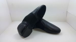 Zapatos de Baile de Jazz Profesionales de Cuero Color Bronceado BFA 038 de Baifa Enterprises, Zapatos de Baile Planos Unisex Estilo Ballet - Product Image 3