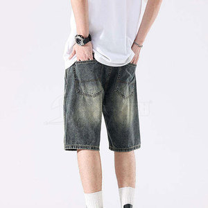 กางเกงขาสั้นผู้ชายคุณภาพสูง ลุคขาดๆ ซีดๆ สำหรับใส่ในชีวิตประจำวันช่วงฤดูร้อน - Product Image 4