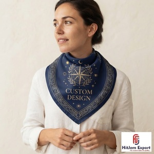 Pañuelo Clásico Personalizado, Pañuelo para la Cabeza con Estampado Único, Chal de Tela Suave, Pañuelo de Moda, Fabricante y Proveedor OEM ODM al por Mayor - Product Image 1