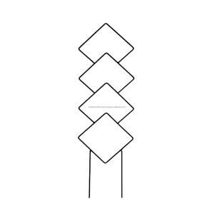 Treillis de jardin en métal fait à la main pour plantes en pot Support de plante de lierre de vigne d'extérieur et d'intérieur par Ambience Lifestyle - Product Image 1