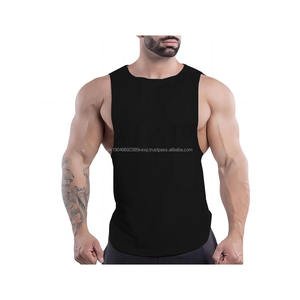 New Style Workout Wear Customized Embroidery Logo Tank <b>Top</b> Sportswear Gym Running Fitness Wear <b>Men's</b> Tank <b>Top</b> - Product Image 2
