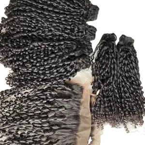 Venta al por mayor 100% Raw Vietnamita Virgen Extensiones de Cabello Barato Doble para Pixie Italiano Curl Suelto Onda Profunda Envío Rápido DHL UPS - Product Image 1