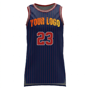 Maillot de basket-ball Rexfit personnalisé, impression sublimée, design rayé, unisexe, sans manches, 100% polyester, vêtements de sport pour adultes - Product Image 3