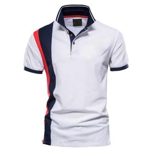 Polo de Manga Corta Azul Claro para Hombre con Ribete en Contraste, Corte Ajustado, Informal, de Punto - Product Image 5