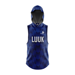Camiseta Deportiva Personalizada sin Mangas con Capucha para Equipo de Flag Football, Tejido Elástico Transpirable con Diseño Sublimado para Exteriores - Product Image 4