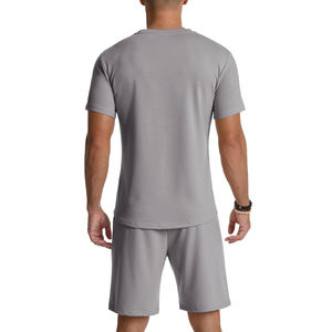 Ensemble de survêtement décontracté d'été pour hommes, tendance, léger, anti-humidité, avec deux poches latérales - Product Image 2