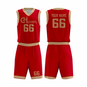 Conjunto de Camiseta de Baloncesto Reversible y Transpirable, Diseño sin Mangas con Cintura Elástica, Impresión Sublimada Personalizada, Tallas Grandes - Product Image 3