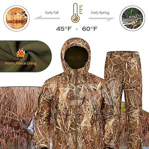 Tenue de chasse haut de gamme pour l'extérieur avec tissu résistant, idéale pour l'aventure - Product Image 4