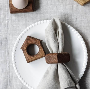 Solid Wooden Napkin Ring For Luxury hotel <b>Wedding</b> party Events Dinnerware <b>Tissues</b> holding Use At inexpensive Price - Product Image 2
