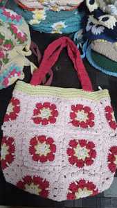 Bolso de Hombro Pequeño de Verano para Mujer, Hecho a Mano con Ganchillo de Algodón, Diseño Boho de Camuflaje, Reutilizable, Color y Logotipo Personalizables - Product Image 2