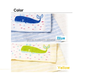 Serviette de Bain Enfant Confortable 100% Coton Ehime Gauze 60cm x 120cm Fabriquée au Japon Séchage Rapide Compressée - Product Image 4
