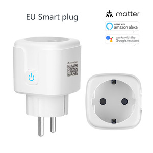 Prise intelligente Wi-Fi / Zigbee / Matter compatible avec les normes US, EU, UK, AU, BR, fonctionne avec les applications Tuya / Apple Home / Samsung SmartThings - Product Image 3