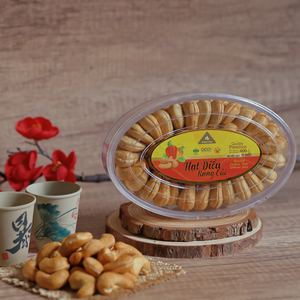 Nueces de Anacardo Tostadas con Cáscara de la Marca Dong Phu de Vietnam, Alta Calidad, Certificación ISO W180, Sabor Único a Mantequilla Salada, 400g, Ovaladas, para Regalo - Product Image 1